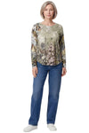 
Inoah "Wild Flowers" Burnout Long Sleeve Crew Neck
