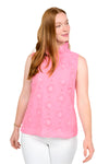 Ivy Jane 3-D Flowers Top in Pink Style 650397