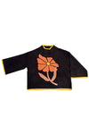 Ivy Jane Bold Flower Sweater in Black 930061