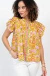 Ivy Jane Border To Border Top in Yellow - Style 650340