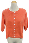 Ivy Jane Cardigan Sweater in Tangerine Style 940012