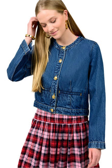  Ivy Jane Coco Denim Jacket in Indigo Style 130201