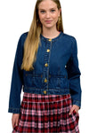 Ivy Jane Coco Denim Jacket in Indigo Style 130201