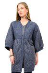 Ivy Jane Embroidered Quilted Jacket in Indigo Style 130221