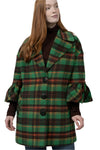 Ivy Jane Lady Like Coat in Green Style 130203