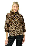 Ivy Jane Leopard Fur Popover in Brown Style 930048