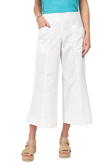  Ivy Jane Linen Slouch Pocket Pant in White Style 250024