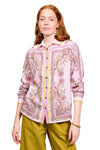 Ivy Jane Paisley Border Shirt in Pink Style 650450