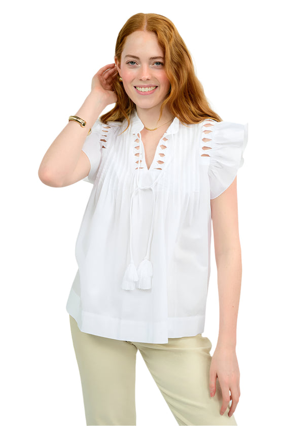 Ivy Jane Pretty Perfect Top in White Style 650415