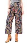 Ivy Jane Pull On Barrel Pant in Paisley 230036