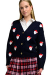 Ivy Jane Santa Sweater Cardigan in Navy Style 930041