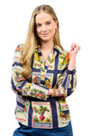 Ivy Jane Seed Packets Popover Top in Navy