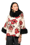 Ivy Jane Shadow Roses Jacket in Ivory Style 130235