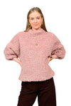 Ivy Jane Shaggy Fur Popover in Lilac Style 930052