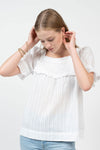 Ivy Jane Smocked Easy Top in White
