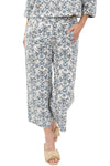 Ivy Jane Toile Barrel Pant in Blue Style 240043