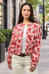 Ivy Jane Tomatos Knit Jacket in Pink Style 921016