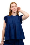 Ivy Jane Tucked Denim Top in Indigo Style 650466
