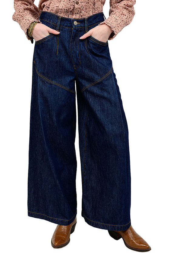 Ivy Jane Western Flare Jeans in Indigo Style 230027