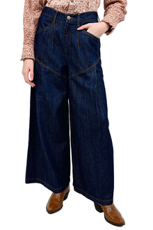  Ivy Jane Western Flare Jeans in Indigo Style 230027