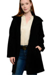 Ivy Jane Wooly "Like" Coat in Black Style 130208