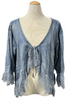 Jaded Gypsy Alluring Romance Jacket in Chambray