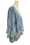 Jaded Gypsy Alluring Romance Jacket in Chambray