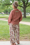 Jaded Gypsy Barrel Of Dreams Jeans in Rose Garden Print