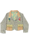 Jaded Gypsy Blue Willow Jacket in Stripe