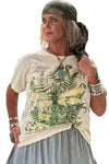 Jaded Gypsy Moon Dance Tee in Brave Flight