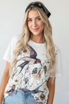 Jaded Gypsy Moon Dance Tee in Garden Flight