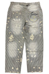 Jaded Gypsy Peace and Love Jeans in Midnight Railroad