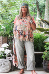 Jaded Gypsy Peace and Love Jeans in Midnight Railroad