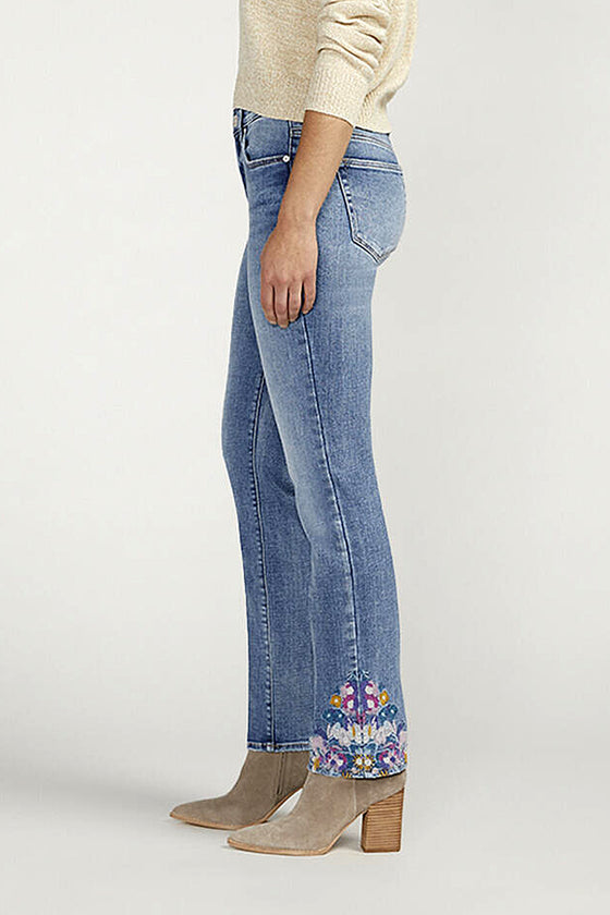 Jag Jeans Ruby Mid Rise Straight Leg Jean in Essex Blue