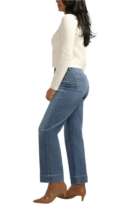 Jag Jeans Sophia High Rise Wide Leg Jeans in Eiffel Blue