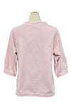 Kleen 3/4 Sleeve FE Seam Detail Tee in Petal