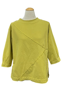  Kleen 3/4 Sleeve FE Seam Detail Tee in Wasabi