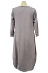 Kleen Idea 3/4 Sleeve Bloom Dress in Platinum