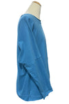 Kleen Idea Long Sleeve Loose Fitting Tee in Azure