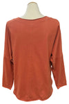 Kleen Idea Long Sleeve Loose Fitting Tee in Spices