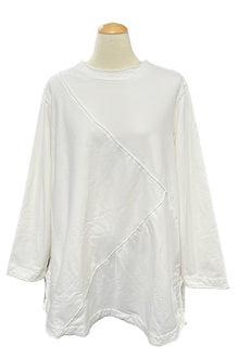  Kleen Long Sleeve FE Seam Detail Tunic in Laundered
