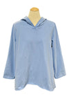 Kleen Long Sleeve Hooded Top in Cornflower