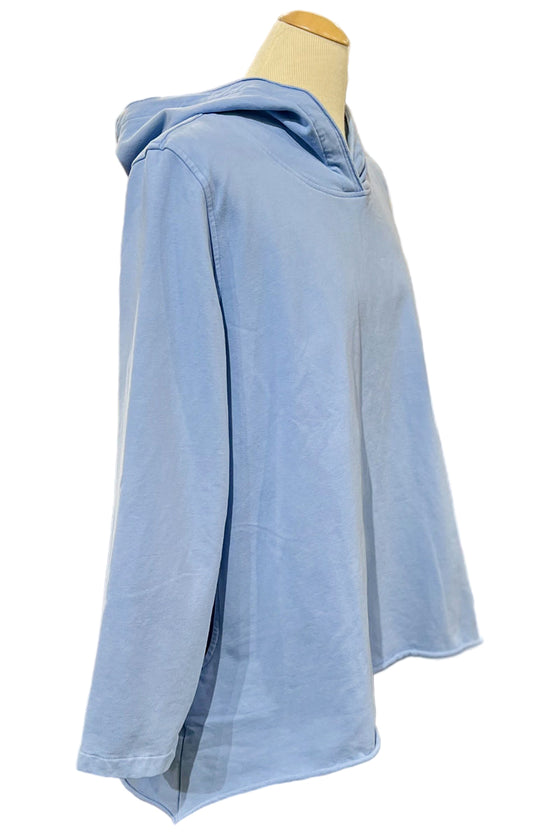 Kleen Long Sleeve Hooded Top in Cornflower