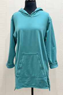  Kleen Long Sleeve Hooded Top in Westlake