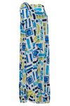 Kozan Crinkle Viscose Claire Dress in Miami Print CV-1257
