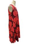 Kozan Crinkle Viscose Cody Dress in Hibiscus Style CV-1768
