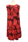 Kozan Crinkle Viscose Cody Dress in Hibiscus Style CV-1768