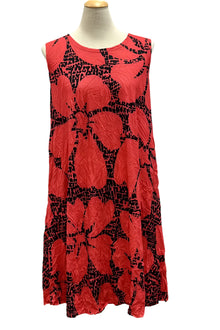  Kozan Crinkle Viscose Cody Dress in Hibiscus Style CV-1768