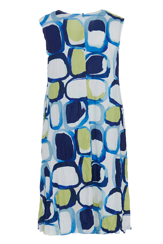 Kozan Crinkle Viscose Cody Dress in Tile Style CV-1768