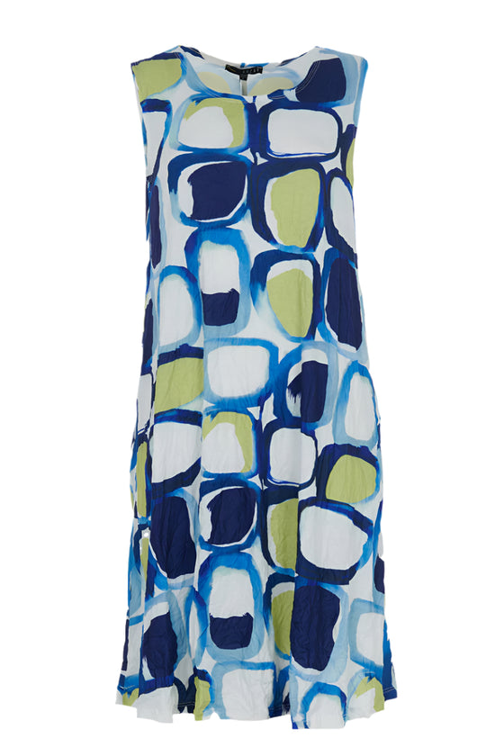 Kozan Crinkle Viscose Cody Dress in Tile Style CV-1768